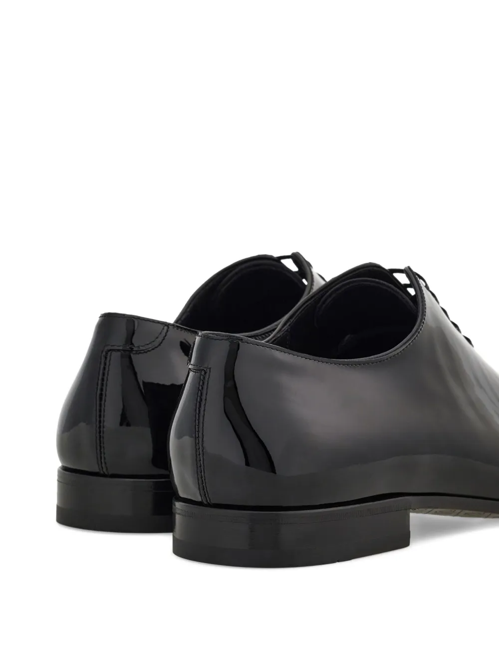 Ferragamo Oxford lakschoenen Zwart