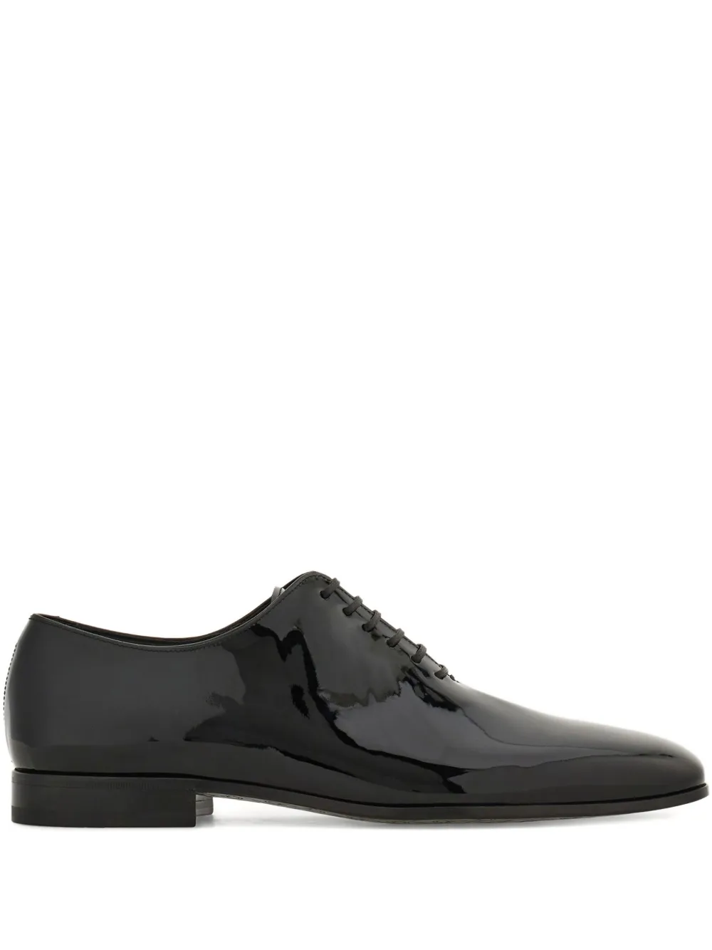 Ferragamo patent Oxford shoes | Black | Image 1