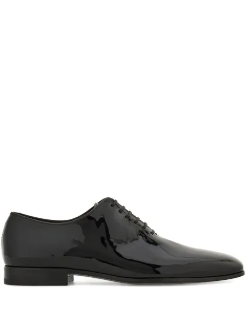 Ferragamo patent Oxford shoes