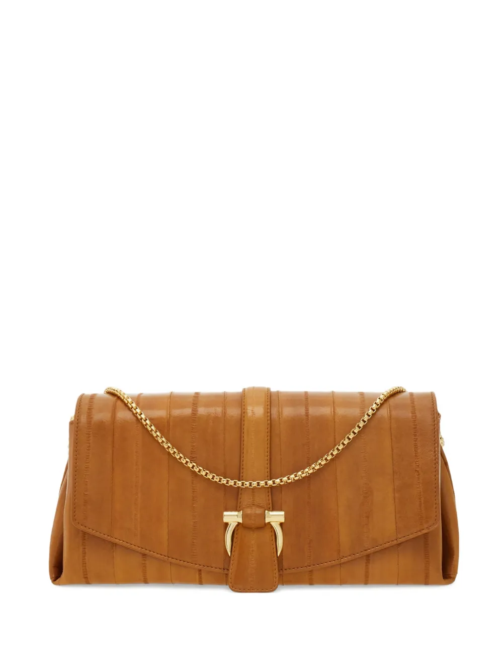 Ferragamo small Gancini-clasp cross body Bag - Brown