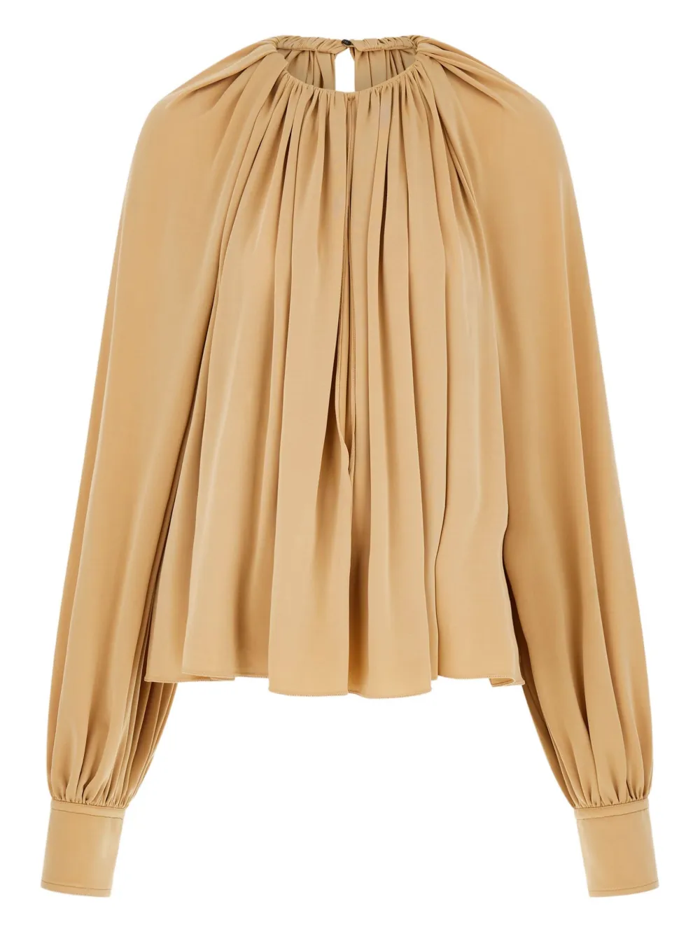 Ferragamo back-slit blouse - Toni neutri