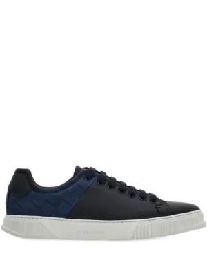 Tod's Allacciata Cassetta Leather Sneakers | Black | FARFETCH