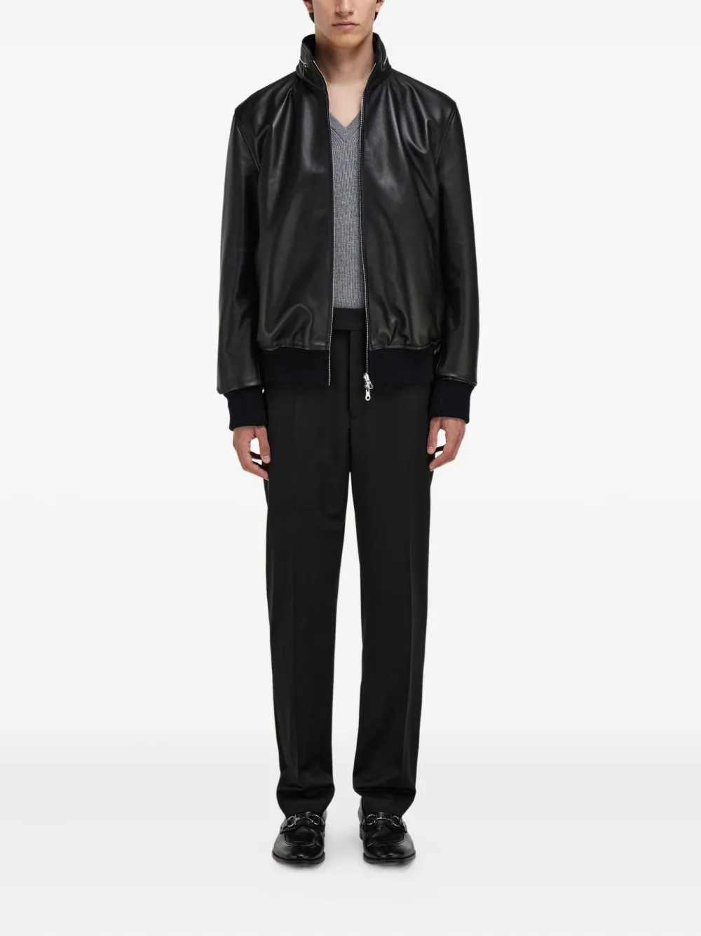 Ferragamo reversible nappa blouson jacket | Leather Jackets | Image 2