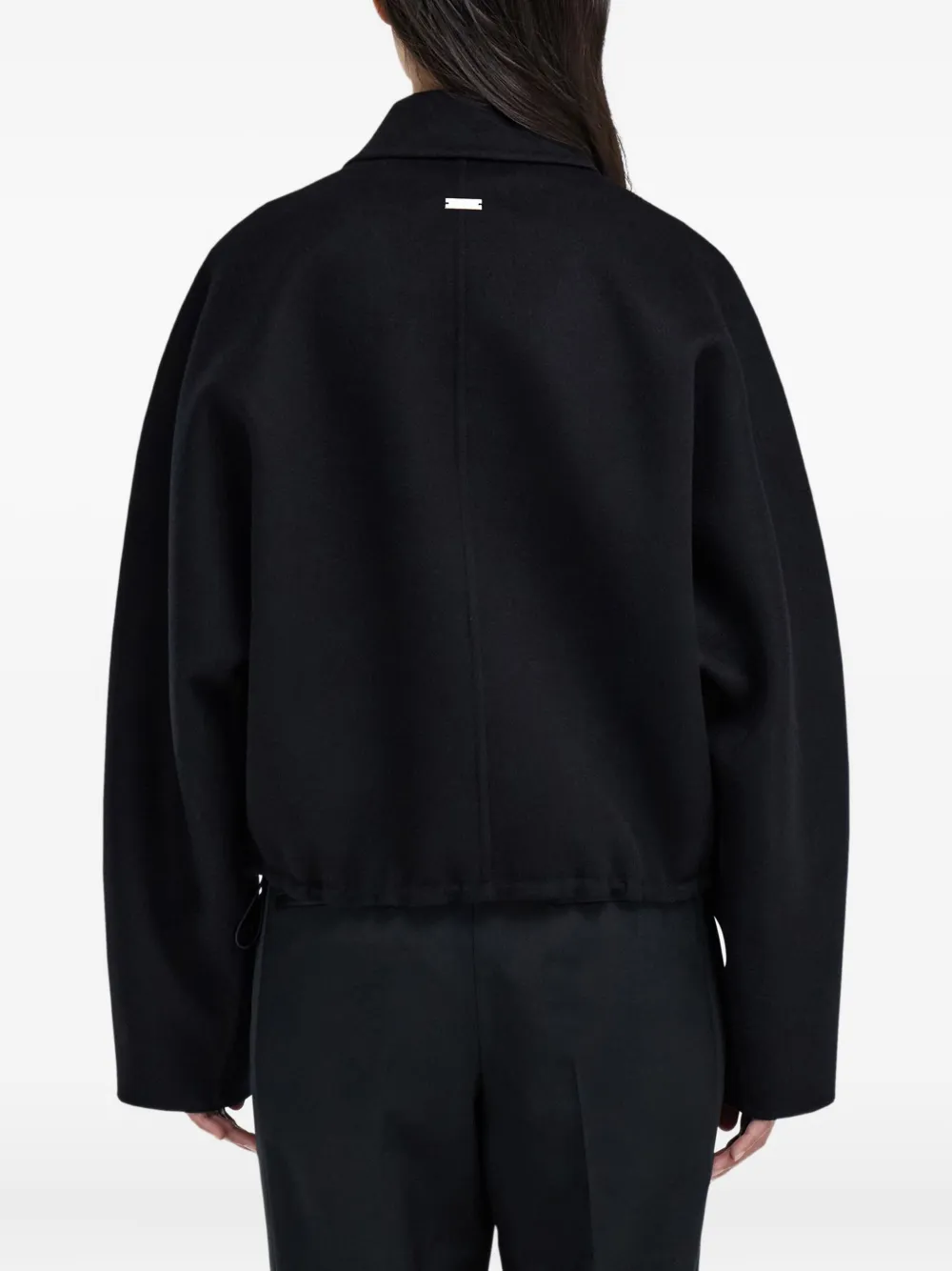 Ferragamo Cropped bomberjack Zwart