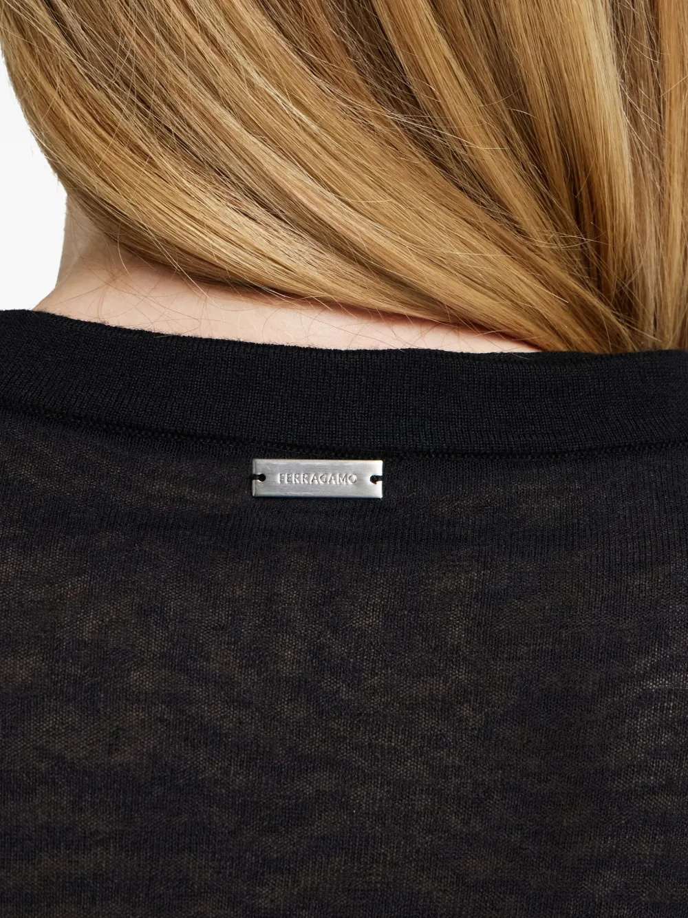 Ferragamo Cardigan Mit V-ausschnitt In White