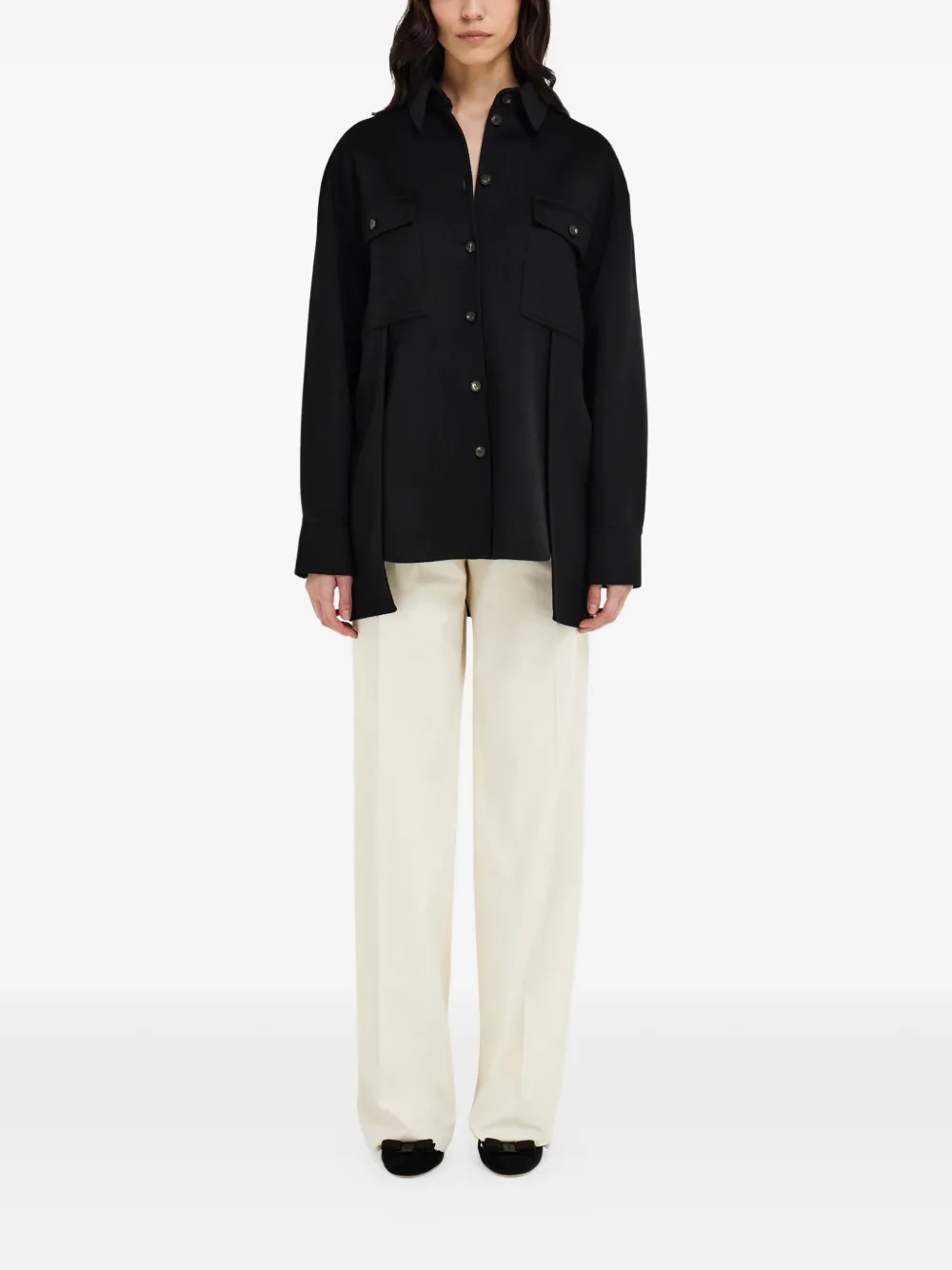 Ferragamo Kasjmier shirtjack Zwart