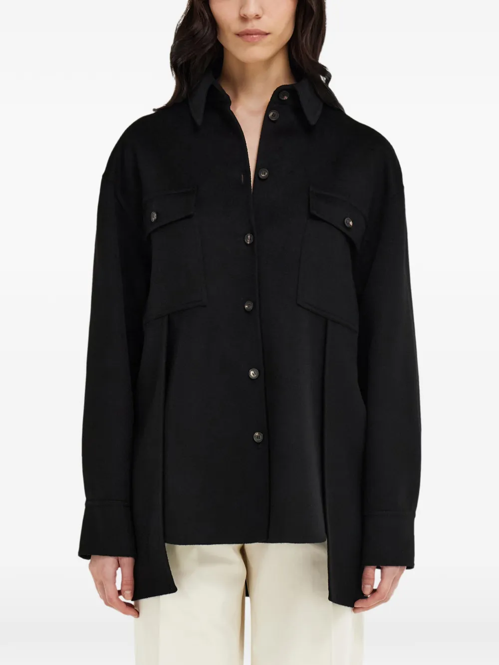 Ferragamo Kasjmier shirtjack Zwart