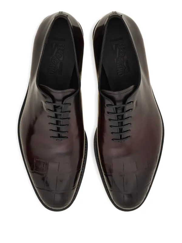 Ferragamo Tramezza オックスフォードシューズ | ブラウン | FARFETCH JP