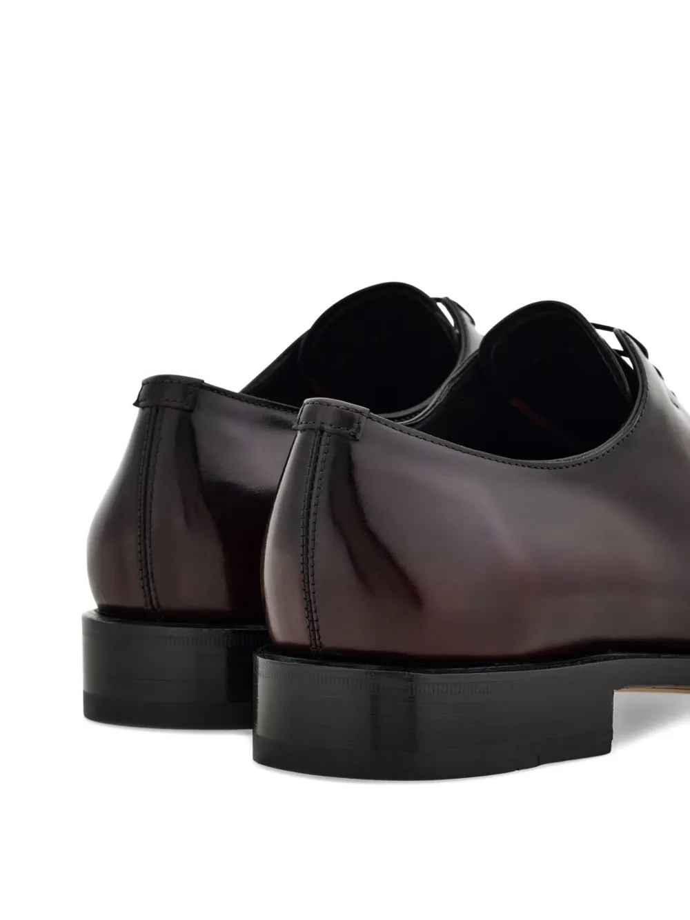 Ferragamo Tramezza Oxford schoenen met krokodillen-print Bruin