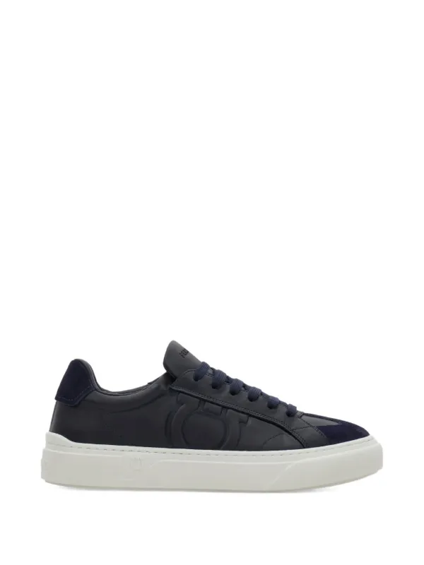 Ferragamo 厚底レースアップシューズ Ferragamo レースアップ スニーカー | ブルー | FARFETCH JP