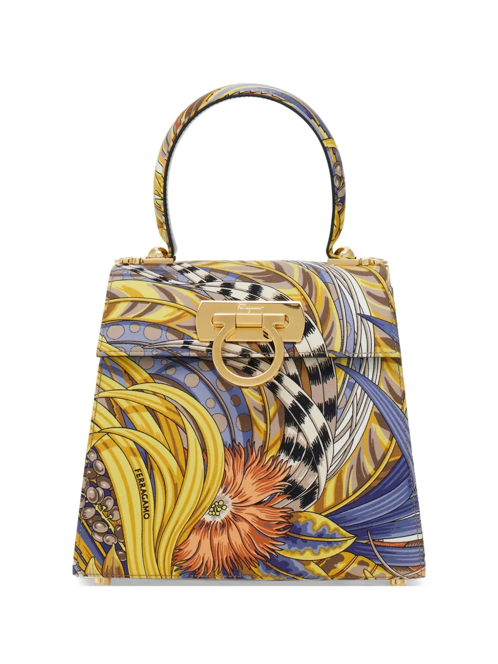 Ferragamo Iconic Top Handle (S) - Yellow