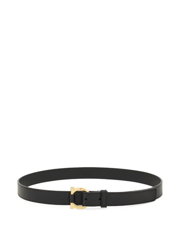 Ferragamo Gancini Belt in Black