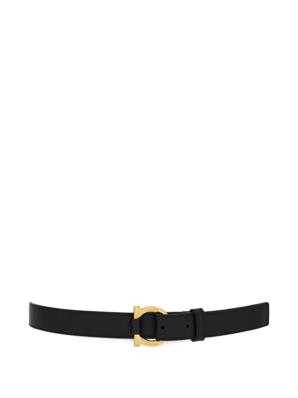 Ferragamo Gancini belt - Zwart