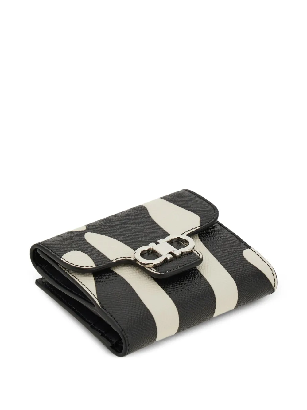 Ferragamo Portemonnee met gesp Zwart