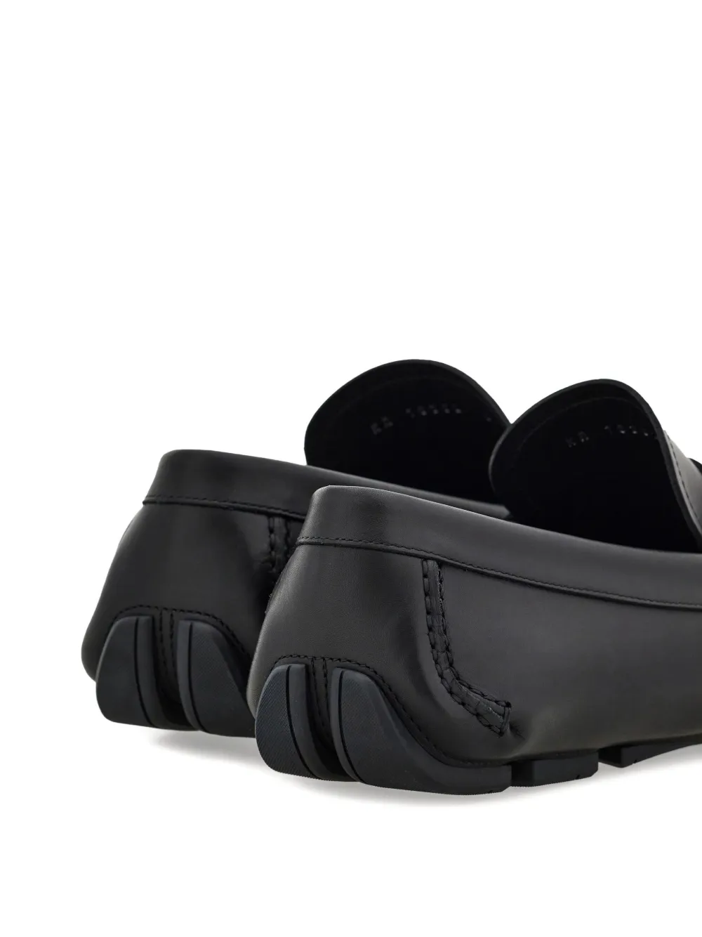 Ferragamo Loafers met Gancini-plakkaat Zwart