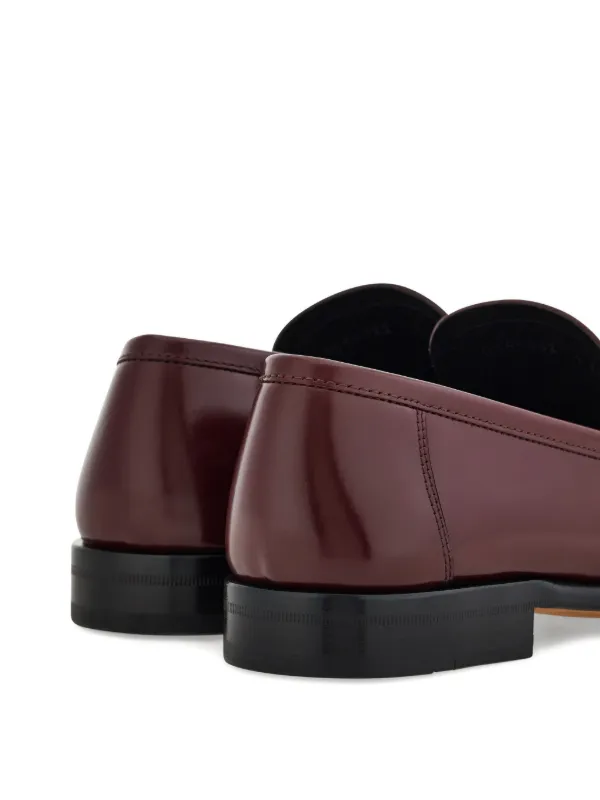 Ferragamo ガンチーニ レザーローファー | レッド | FARFETCH JP