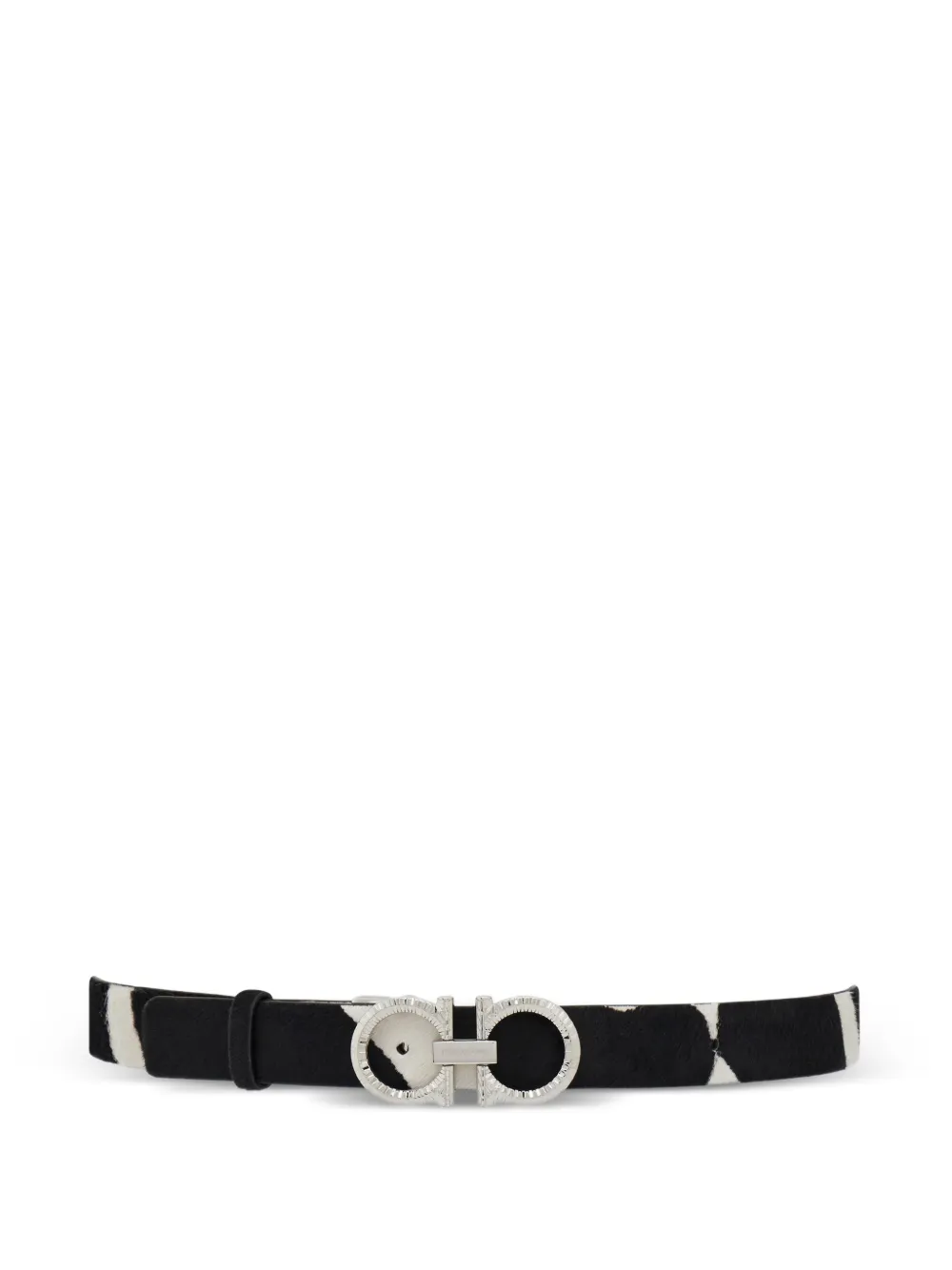 Ferragamo Verstelbare Gancini riem Zwart