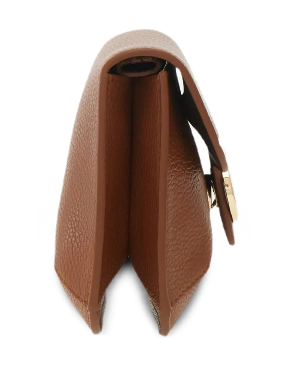 Ferragamo Gancio kleine tas met gesp Bruin