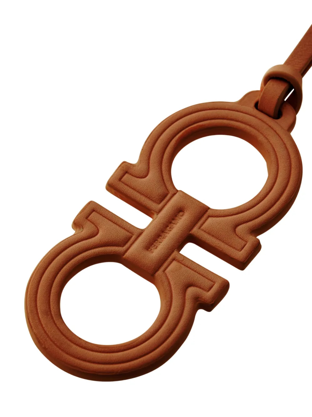 Ferragamo Dubbele Gancini bedel Bruin