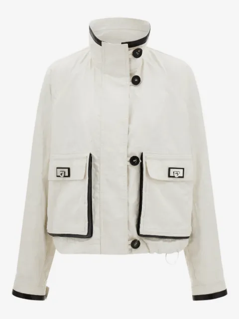 Ferragamo button-fastening jacket