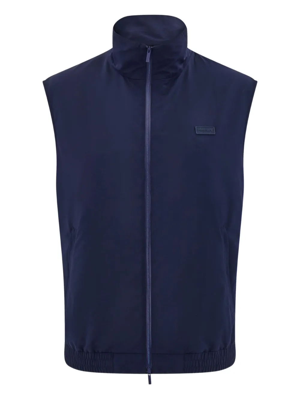 Ferragamo Sporty zip drawstring gilet | Blue | Image 1