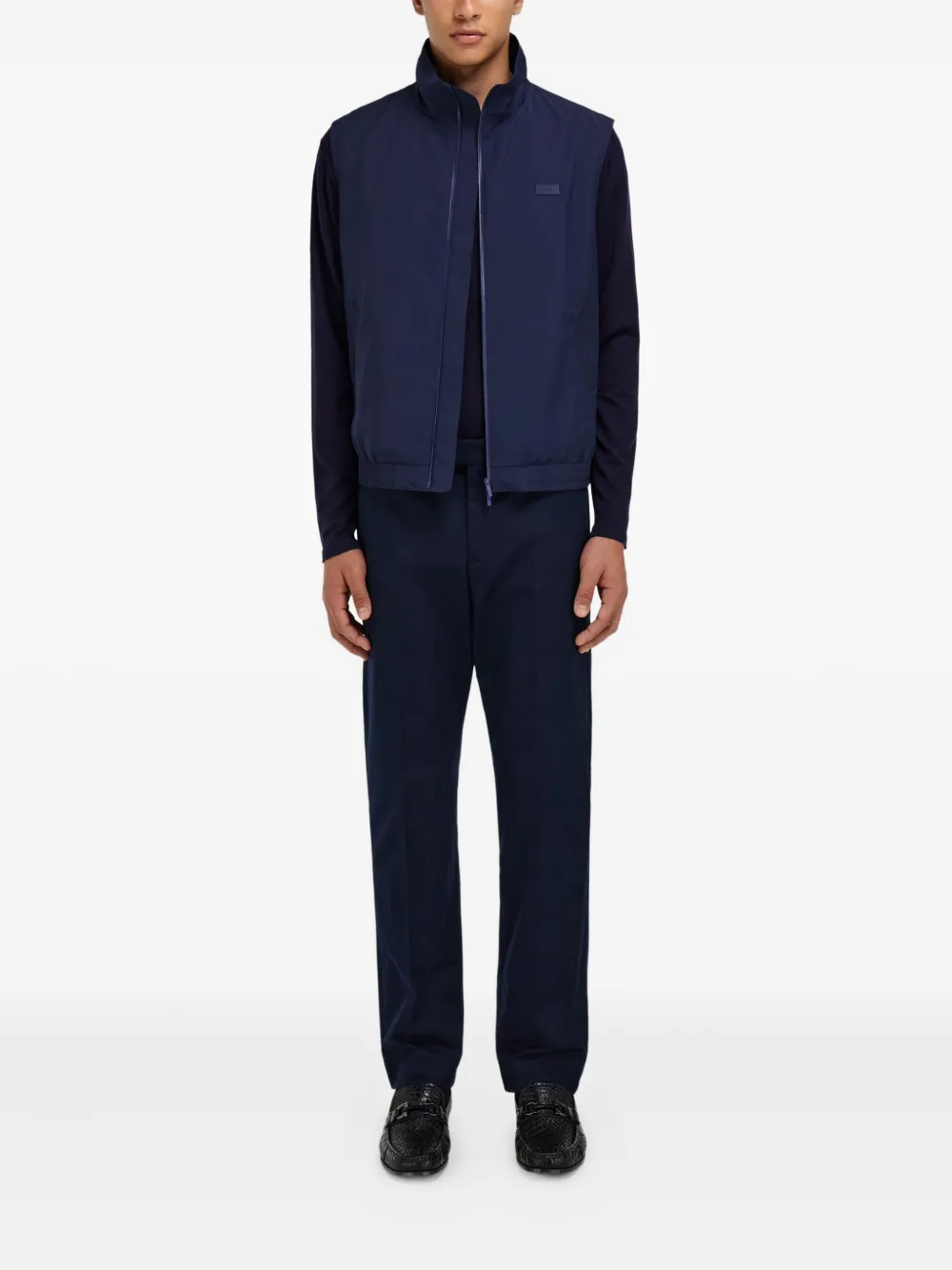 Ferragamo Sporty zip drawstring gilet | Performance Gilets | Image 2