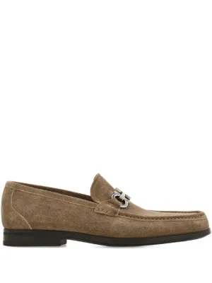Ferragamo Ree Gancini Loafers | Brown | FARFETCH