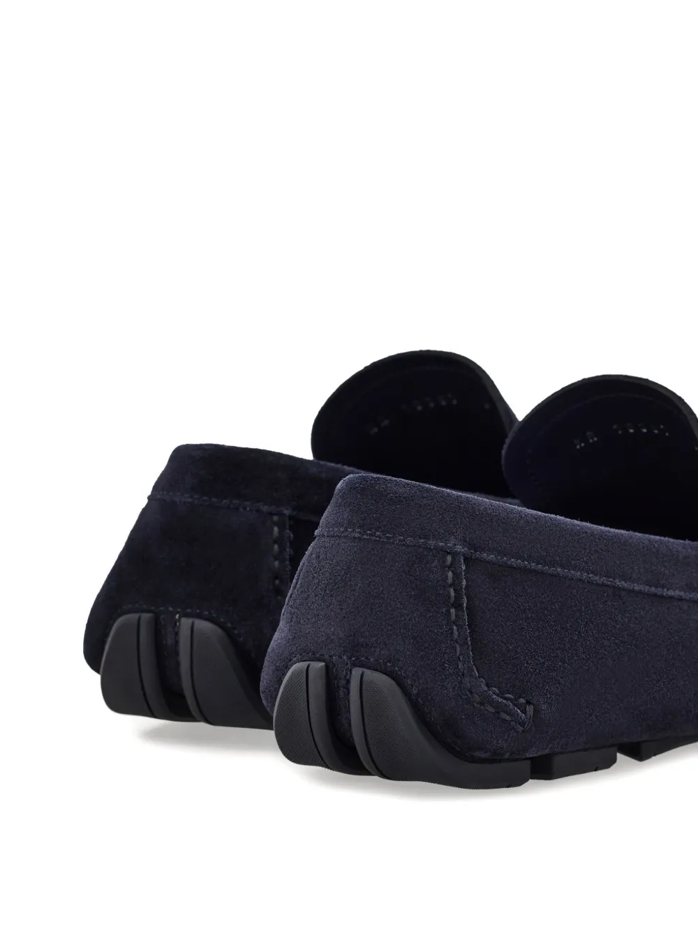 Ferragamo Gancini-plaque Loafers In Black