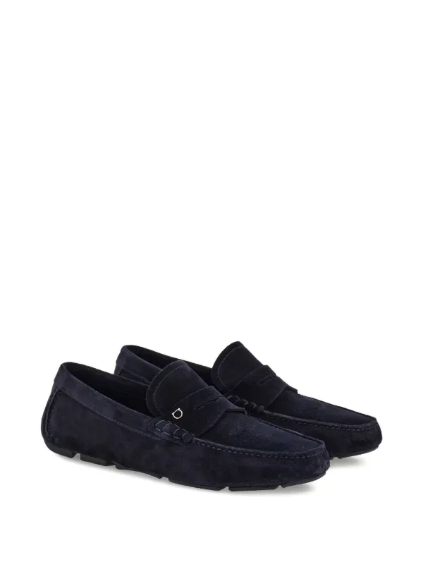 Ferragamo ガンチーニ ローファー | ブルー | FARFETCH JP
