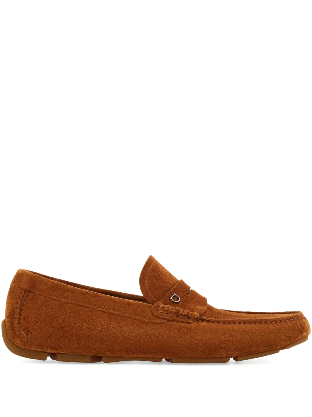Ferragamo Gancini loafers met penny slot Bruin