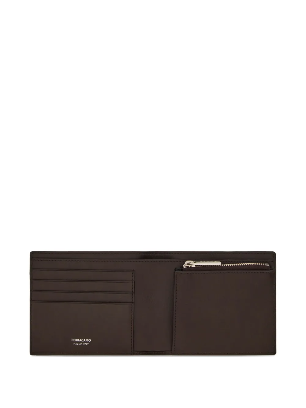 Ferragamo Portemonnee met patchwork Bruin