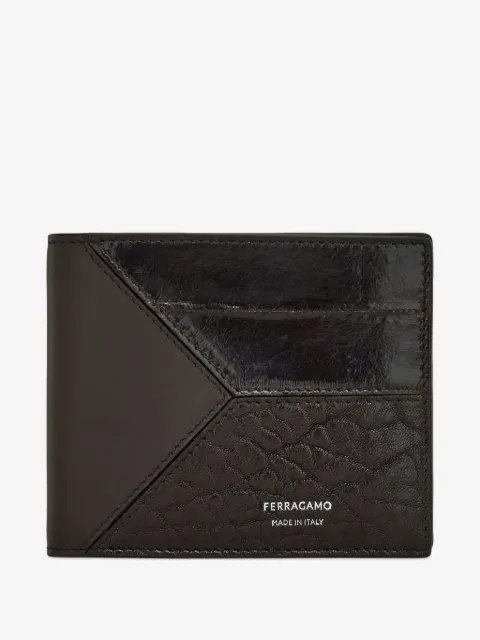 Ferragamo geometric patchwork wallet