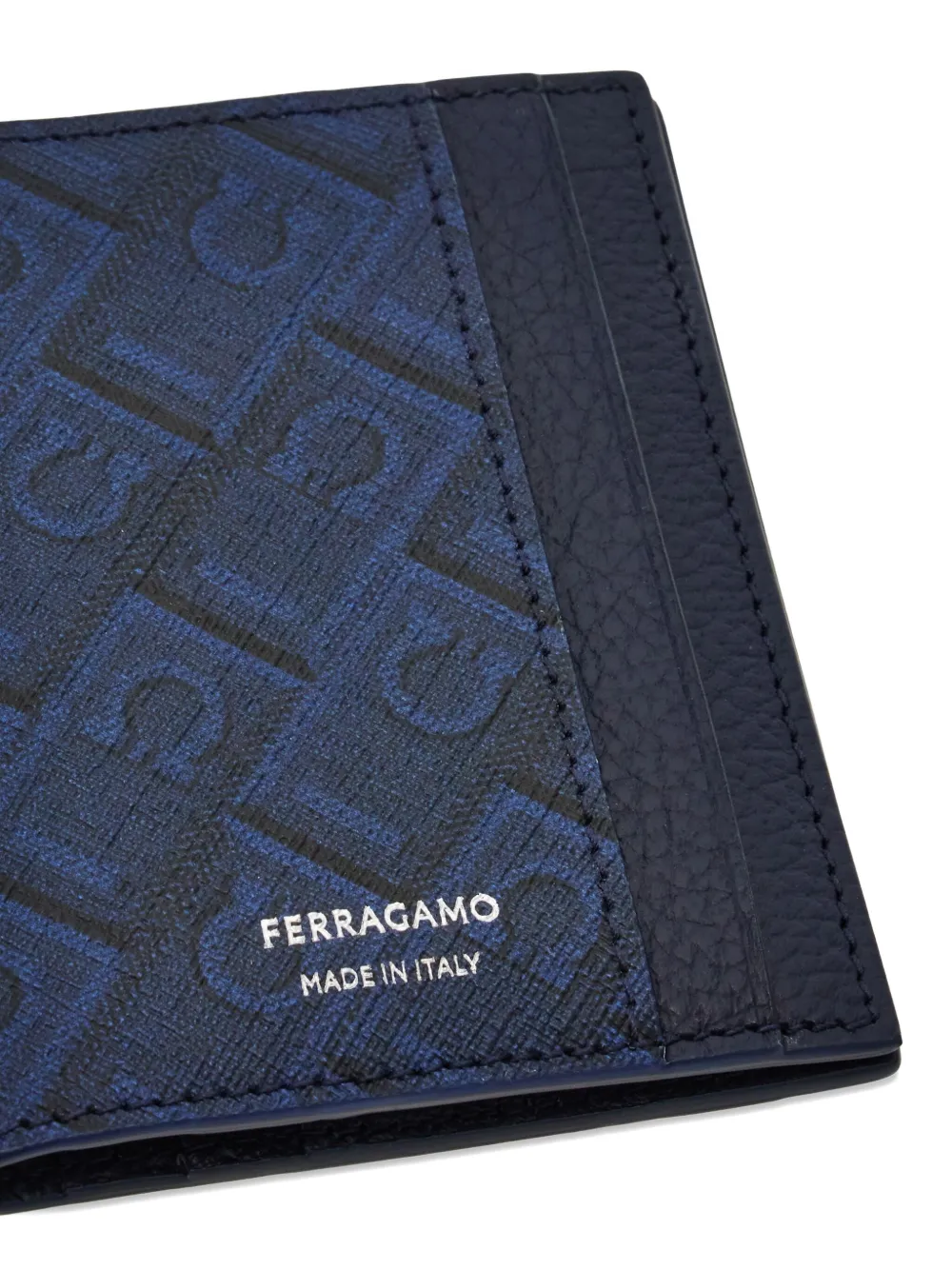 Ferragamo Pasjeshouder met monogram Blauw