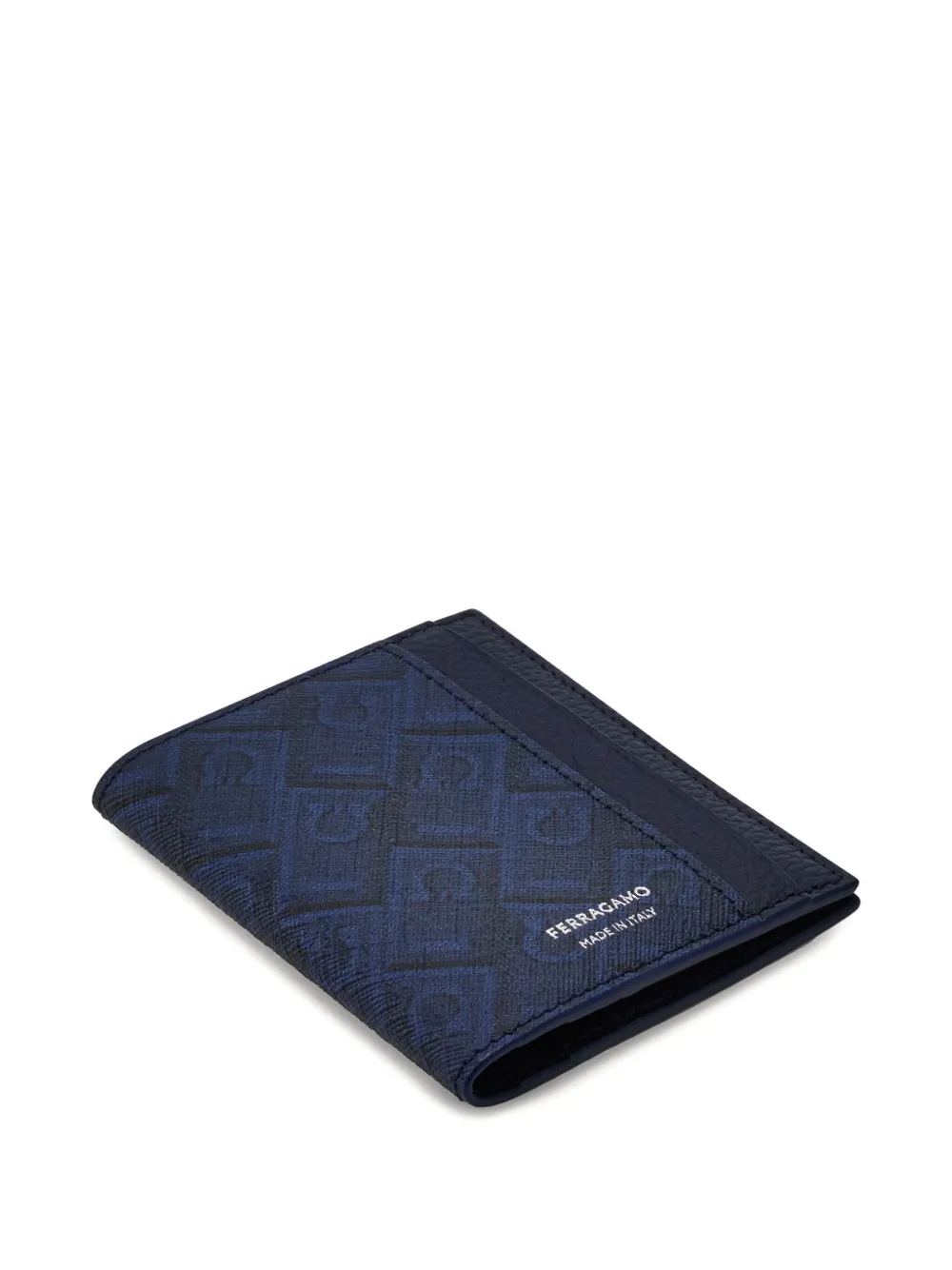 Ferragamo Pasjeshouder met monogram Blauw