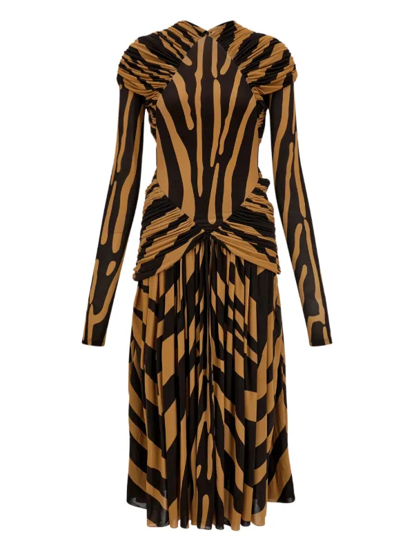 brown zebra dress Agnes Skirt Set Brown Zebra main image 0