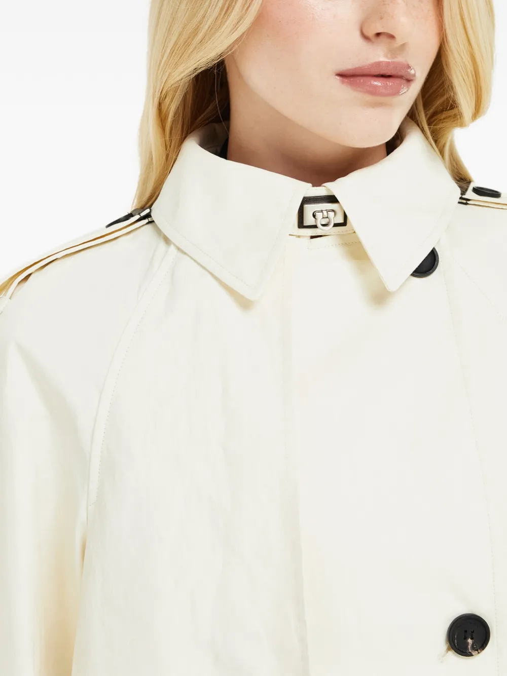 Ferragamo Gecoate linnen trenchcoat Beige