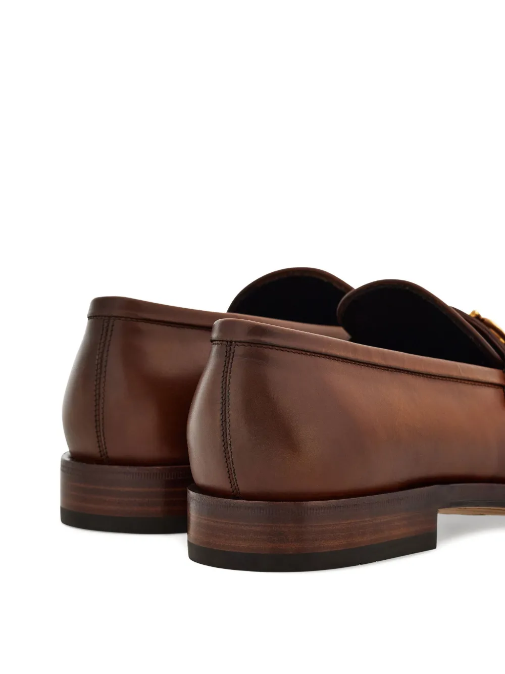 Ferragamo Loafers met Gancini-gesp Bruin