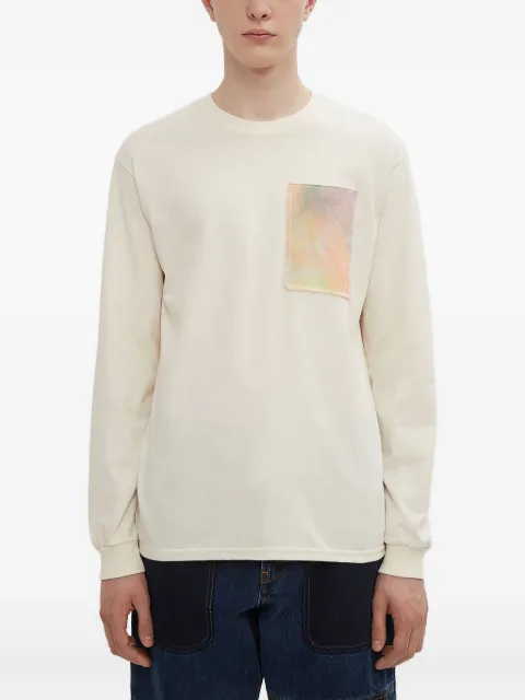 Joe Garvey tie-dye patch long-sleeve T-shirt