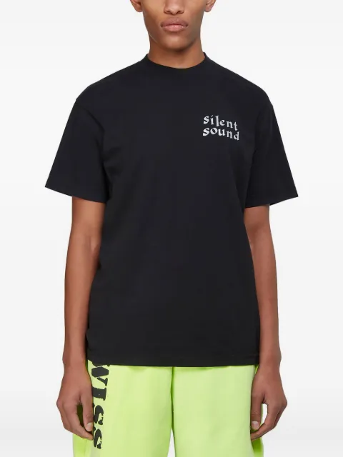 silent sound reflective-logo T-shirt