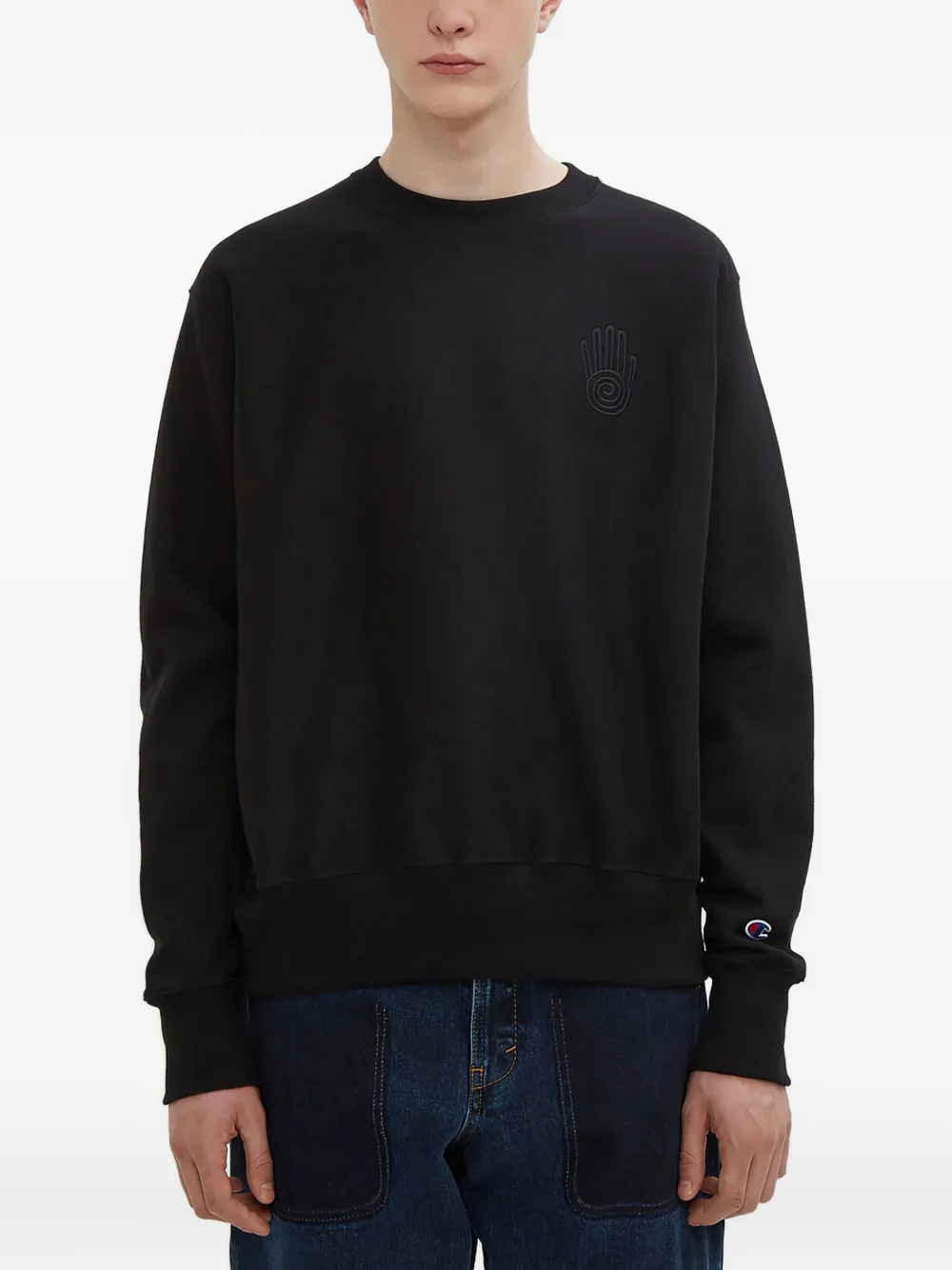 Joe Garvey floral-print sweatshirt | Black | Image 1