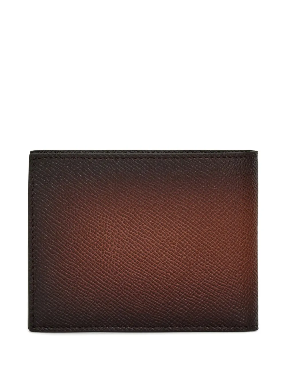 Ferragamo Two-tone Gancini Wallet In Brown