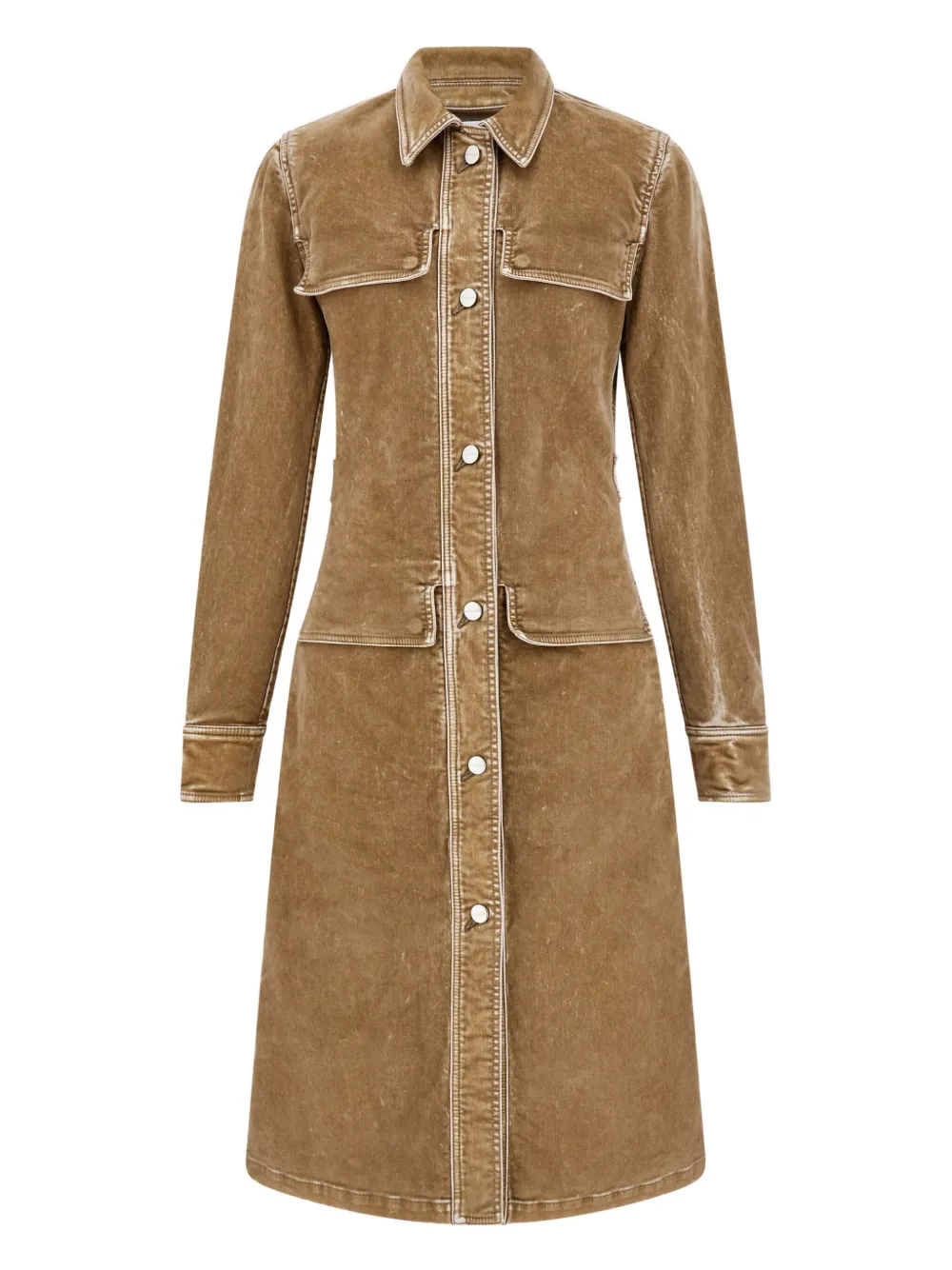 Ferragamo Chemisier corto - Marrone