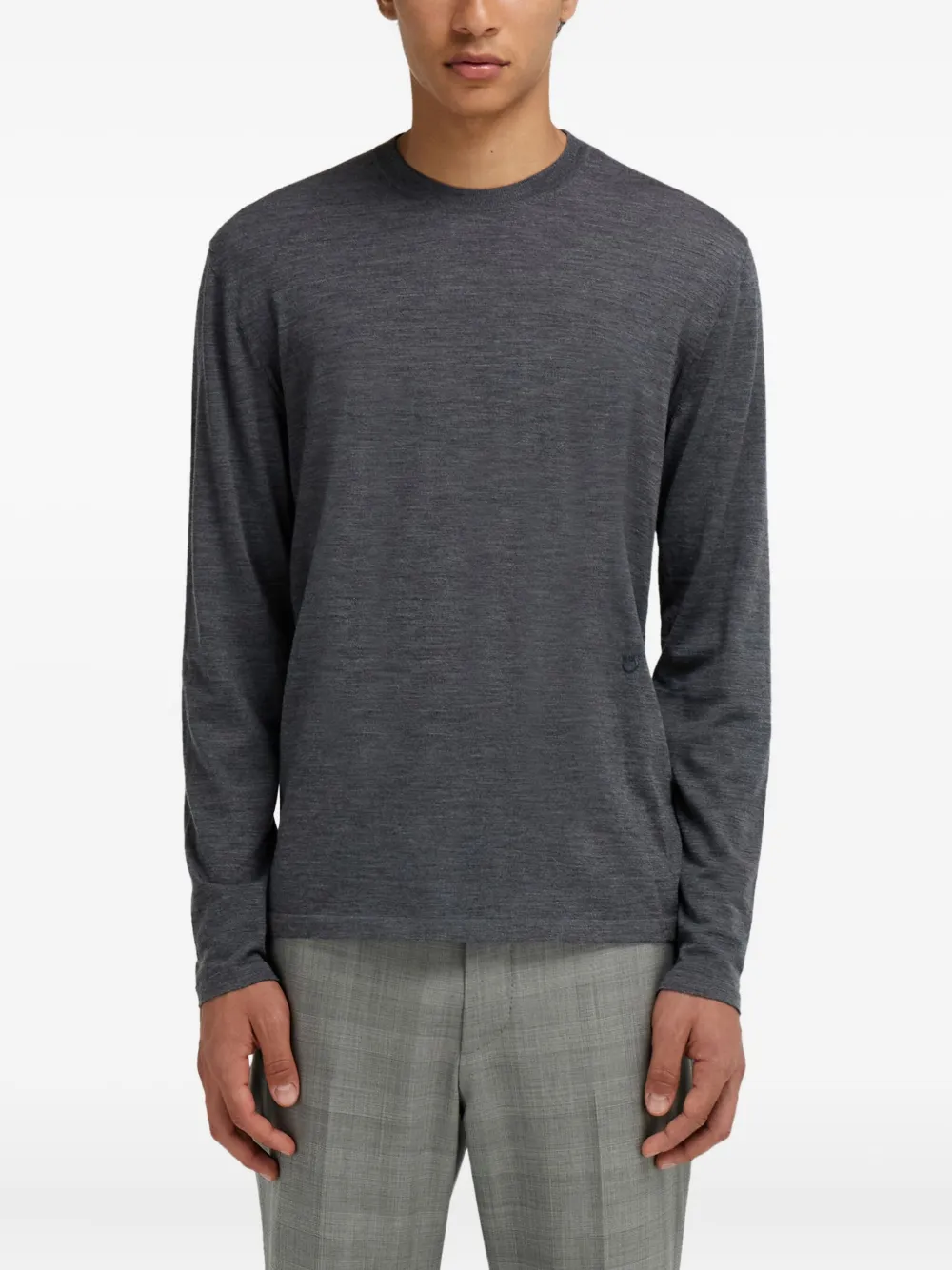 Ferragamo Trui met ronde hals Grijs