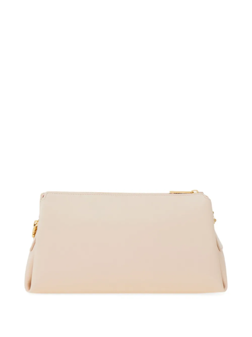 Ferragamo Embossed Logo Chain Strap Mini Bag In Pink