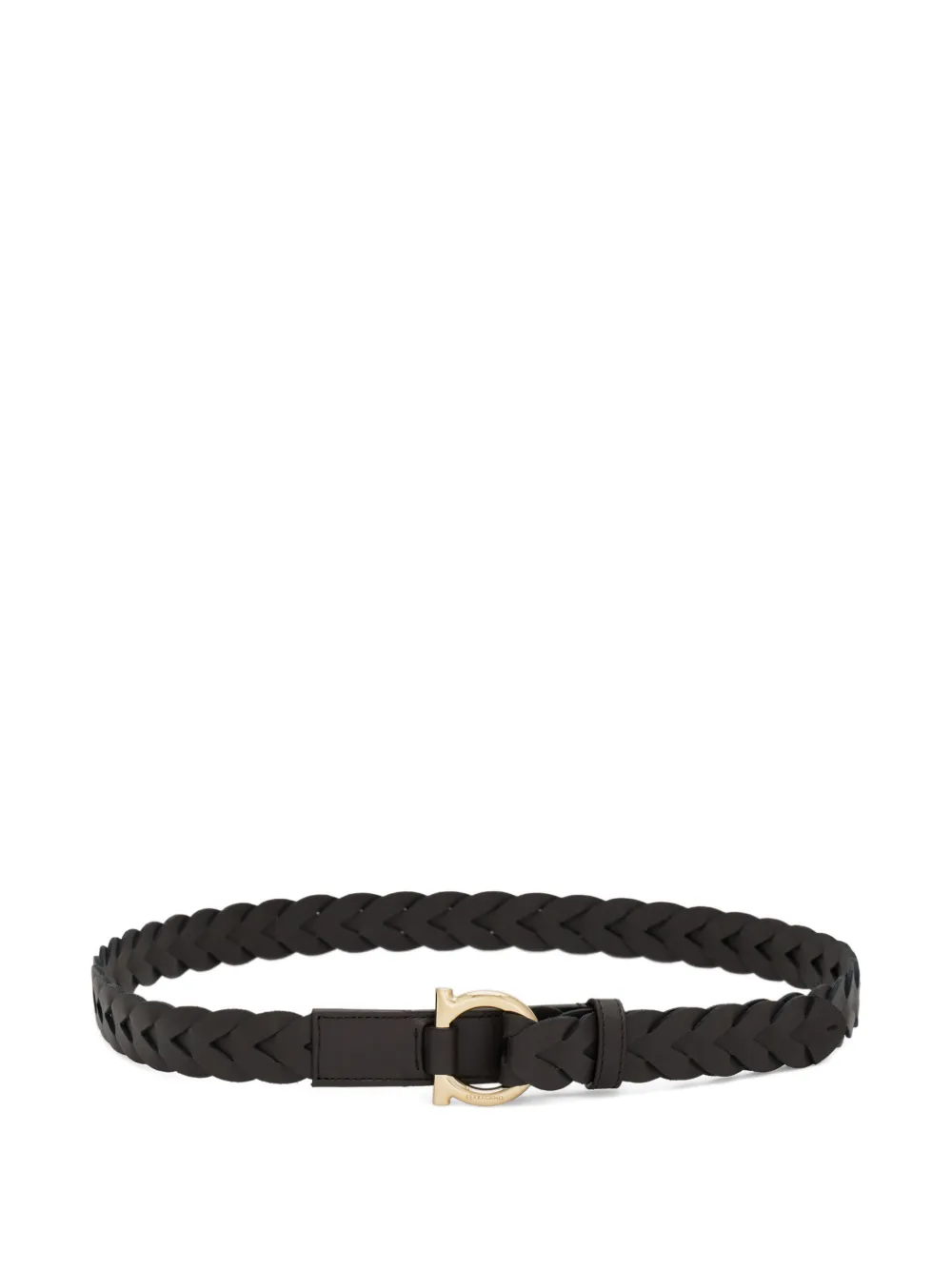 Ferragamo Gancini fixed belt - Marrone