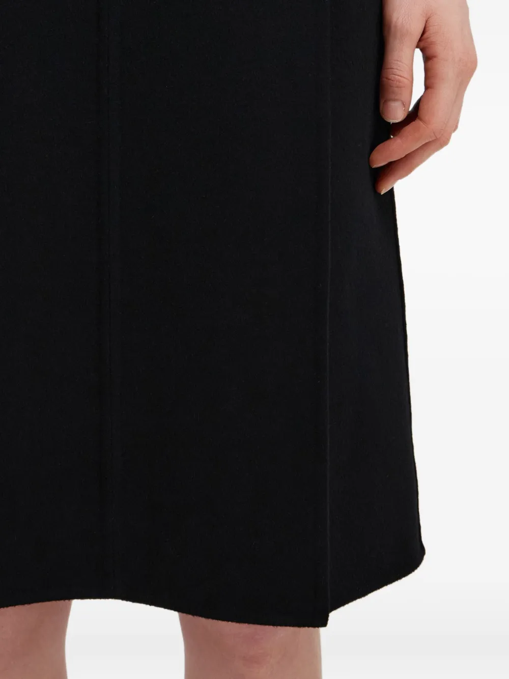 Ferragamo Mouwloze jurk met V-hals Zwart