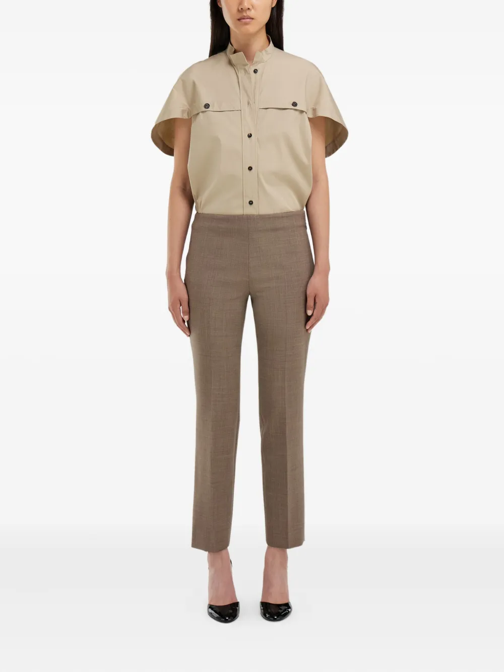 Ferragamo pressed-crease trousers - Bruin