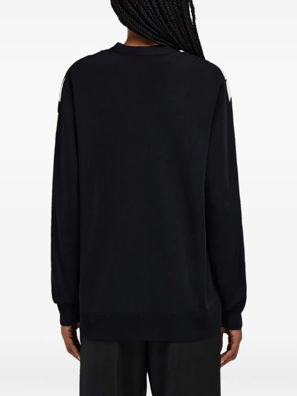 Ferragamo Vest met zebraprint Zwart