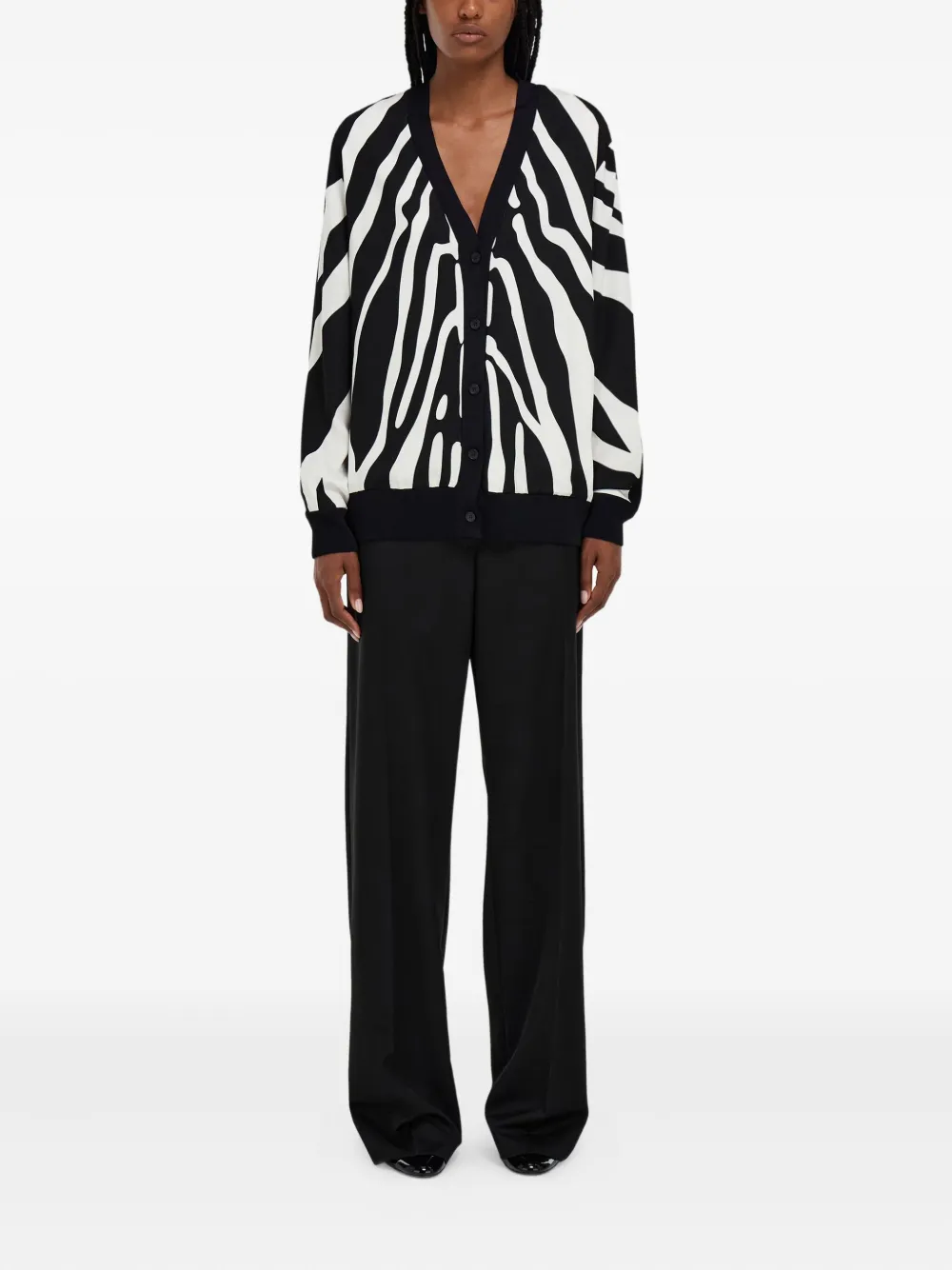 Ferragamo zebra-print cardigan | Cardigans | Image 2