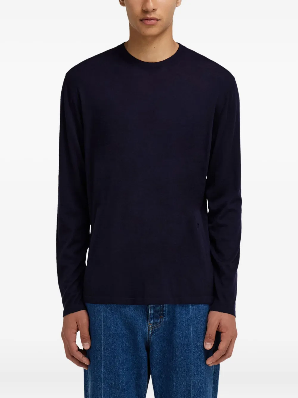 Ferragamo Sweater met ronde hals Blauw